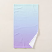 Arrière - plan dégradé bleu et violet doux (Serviette à main)