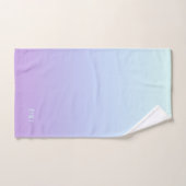 Arrière - plan dégradé bleu et violet doux (Serviette à main)