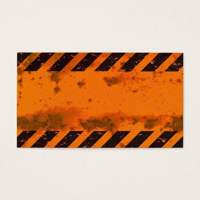 Arrière - plan des rayures de danger rouillé (Devant)