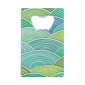 Arrière - plan des vagues vertes abstraites (Dos)