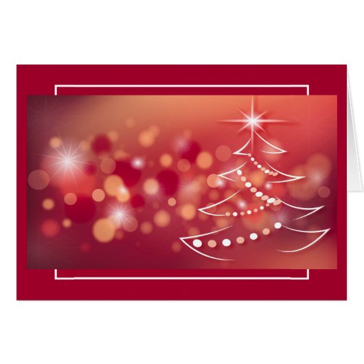 Arrière - plan d'hiver avec arbre de Noël (Devant horizontal)