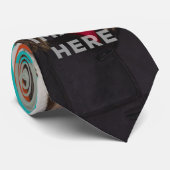 Arrière - plan drôle de gris de cravate de photo (Roulé)