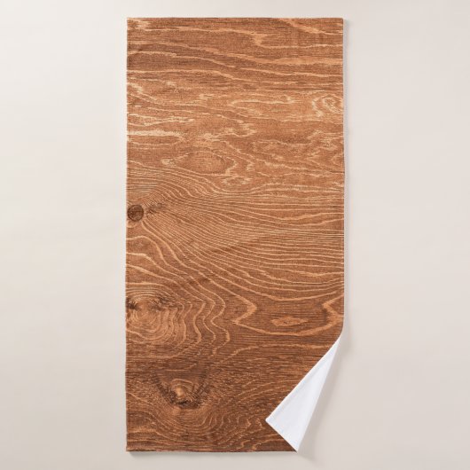 Arrière-plan en bois foncé, texture, table, bac (Serviette de bain)