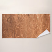 Arrière-plan en bois foncé, texture, table, bac (Serviette de bain)