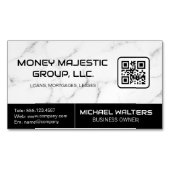 Arrière - plan en marbre | Carte de visite de code (devant)