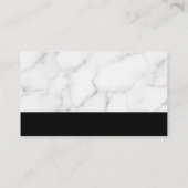 Arrière - plan en marbre | Carte de visite de code (Dos)