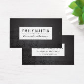 Arrière - plan en métal noir | Cadre blanc (Bureau)