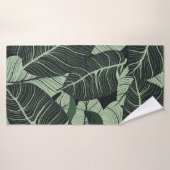Arrière - plan feuille de luxe nature. Modèle flor (Serviette de bain)