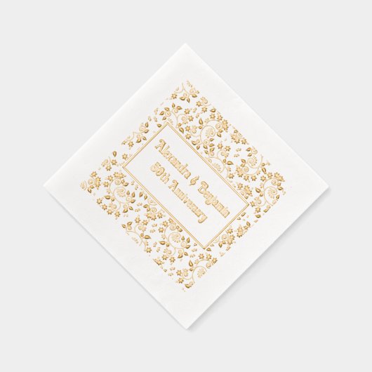 Arrière-plan floral pour toutes occasions - 50e an (Droite)