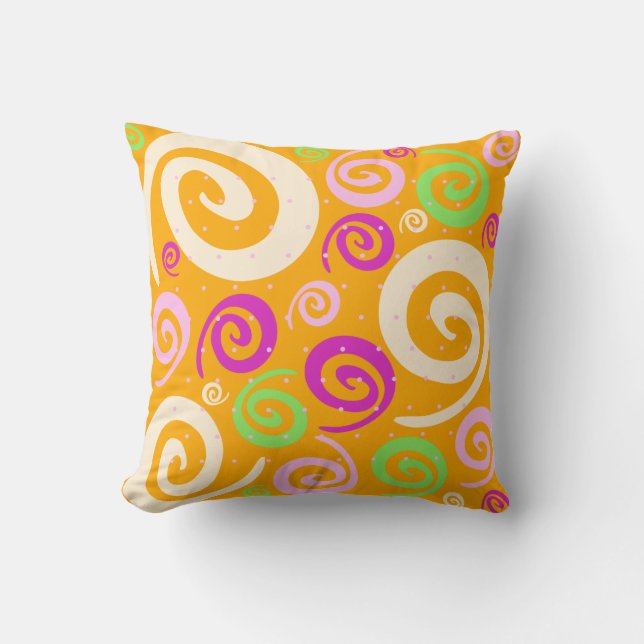 Arrière - plan fou, coussin (Recto)