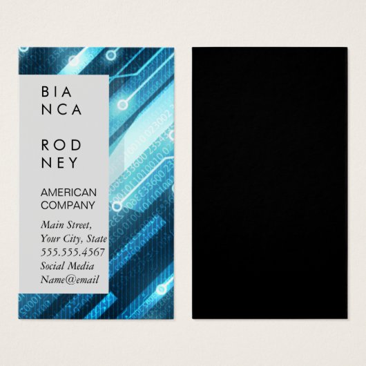 Arrière - plan futuriste des technologies électron (Devant & derrière)