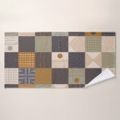 Arrière - plan géométrique murale. Style moderne v (Serviette de bain)