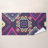 Arrière - plan géométrique tribal, primitif. (Serviette de bain)