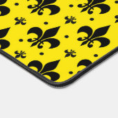 Arrière - plan Jaune Fleur-de-lis Motif Design (Coin)