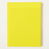 Arrière-plan jaune uni vibrant (Dos)