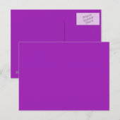 Arrière - plan Lavender sur carte postale (Devant / Derrière)