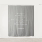 arrière-plan mariage | Tapisserie Mariage | Gris m (Devant)