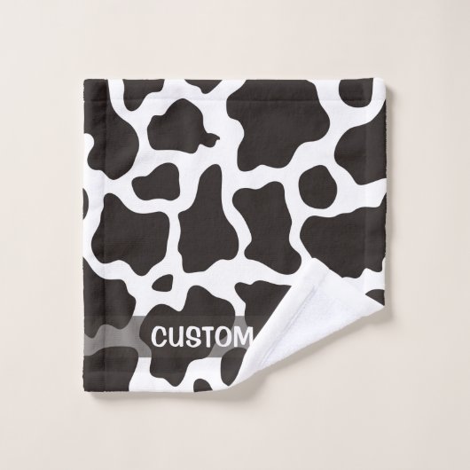 Arrière - plan motif de vache (Gant de toilette)