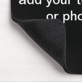 Arrière - plan noir de tapis de souris (Coin)