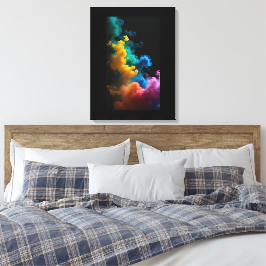 Arrière - plan noir en toile étirée" (Insitu(Chambre))