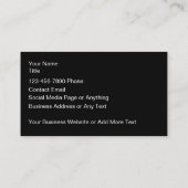 Arrière - plan opal Carte de visite Glitzy Jewelry (Dos)