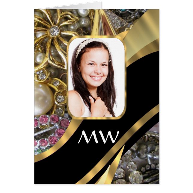 Arrière - plan photo bijoux en or (Devant)