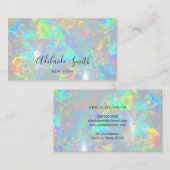 arrière - plan photo opal carte de visite (Devant / Derrière)