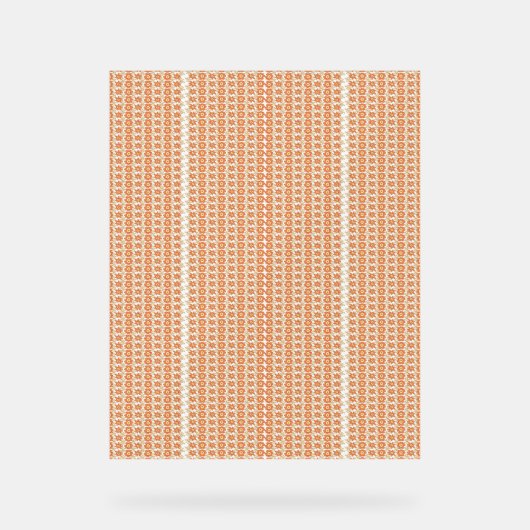 arrière - plan rayé orange et blanc avec petit (Recto)