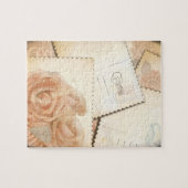 Arrière - plan romantique rétro, puzzle (Horizontal)