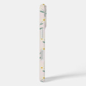 Arrière - plan rose avec étui téléphonique Bouquet (Verso / Droite)