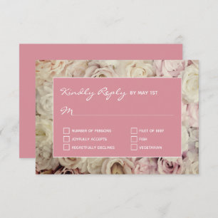 Arrière - plan Rose des cartes Hacienda Pink RSVP