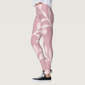 Arrière - plan rose, Leggings floraux (Gauche)