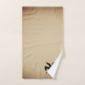 Arrière - plan rustique Black Dragon (Serviette à main)