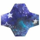 Arrière - plan spatial avec étoiles (Plat)