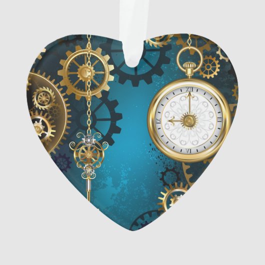 Arrière - plan turquoise à vapeur avec engrenages (dos)