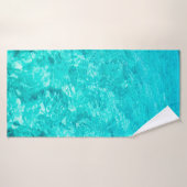 Arrière - plan turquoise de la piscine d'eau (Serviette de bain)