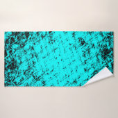 Arrière - plan turquoise grunge couleur. Elément d (Serviette de bain)
