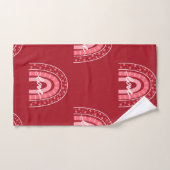 Arrière - plan Valentin avec amour des coeurs (Serviette à main)