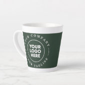 arrière - plan vert votre logo ici mug (Angle gauche)