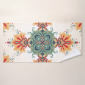 arrière - plan vintage sans soudure. Belle fleur (Serviette de bain)