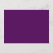 Arrière - plan violet sur carte postale (Devant)