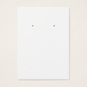 Arrière Texte Blanc Plat Simple Carte personnalisé (Devant)