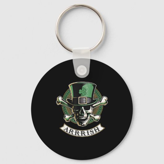 Arrish Irish Rate St Patricks Day, Rate Men Funny  Sleutelhanger (Voorkant)