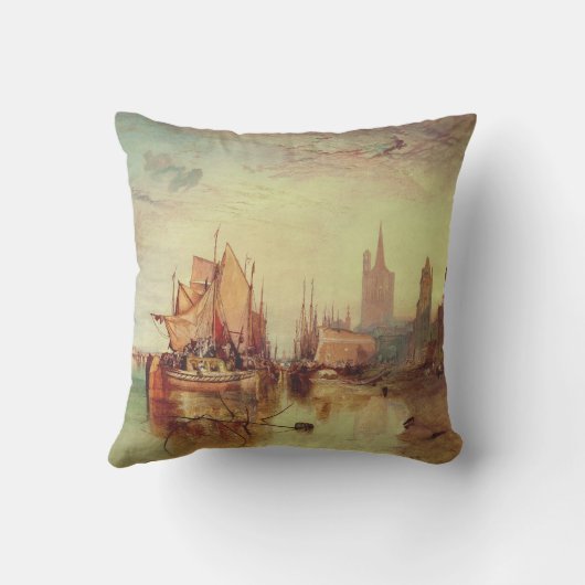 Arrival of a Packet Boat by Joseph Turner Kussen (Achterkant)