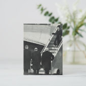 Arrival Queen Elizabeth II als koningin Briefkaart (Staand voorkant)