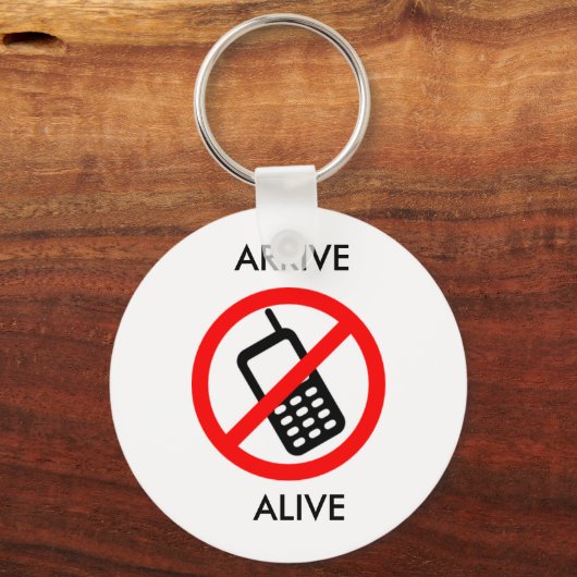 ARRIVE ALIVE SLEUTELHANGER (Voorkant)