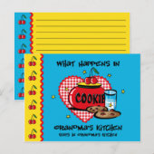 Arrive dans la carte de recettes de cuisine de gra (Devant / Derrière)