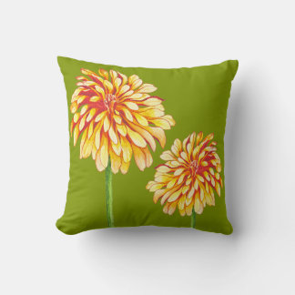 Arrivée d'automne sur un Coussin Carré (D)
