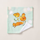 Arrivée de bébé dans les bois Nouveau-né (Gant de toilette)