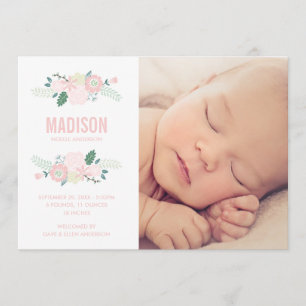 Arrivée douce  Faire-part de naissance
